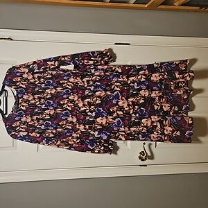 Terra & Sky Floral Maxi Dress